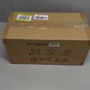 Aricsen 100 Pack 3 Compartment Compostable 8x9 Inch Takeout Lunch Box Containers with Lid To Go Take Out Clamshell for Food, Disposable Eco-Friendly Biodegradable Bagasse, PFAS-Free, Brown