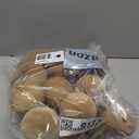 OCTERIC 24 Pcs 3.15Inches Velvet Christmas Ball Ornaments, Shatterproof Khaki Flocked Bulbs Decorations Set, Retro Decorative Hanging Plastic Ornaments for Xmas Tree Holiday Party Dcor