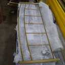 Modway Abigail Queen Metal Headboard in Gold
