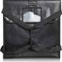 New Star Foodservice 51100 Insulated Pizza Delivery Bag, 18" by 18" by 5", Black