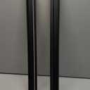 File Cabinet Rails PVC Hanging Black Document Cabinet Rails for Drawer Sides Letter Size Office File Drawer Holder Organizer Storage,
 24" X 2", Pack Of 2