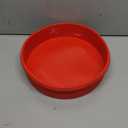 HUAKENER 10 Inch Round Cake Pan, 3 Pack Silicone Cake Molds nonstick Cake Molds for Birthday Cakes, Layer Cakes, Cheese Caks, Chocolate Cakes