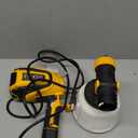 Paint Sprayer, 700W HVLP Spray Gun with Cleaning & Blowing Joints, 4 Nozzles and 3 Patterns, Easy to Clean, for Furniture, Cabinets, Fence, Walls, Door, Garden Chairs etc. VF803 (Yellow)