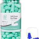 LYSIAN Ultra Soft Foam Earplugs for Sleep - 38dB Noise Cancelling Ear Plugs Perfect for Work, Travel & Shooting. Soundproof & Noise Reduction - 60 Pairs Value Pack (Water Blue)