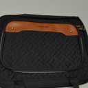 Wedama Toiletry Bag for Women, Hanging Travel Toiletry Bag with Jewelry Organizer Compartment Large Makeup Bag, PVC Waterproof Cosmetic Travel Bag for Travel Business Trips Camping Bathroom, Black