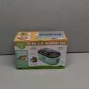 GreenLife 3-in-1 Breakfast Maker Station, Healthy Ceramic Nonstick Dual Griddles for Eggs Meat Sausage Bacon Pancakes and Breakfast Sandwiches, 2 Slice Toast Drawer, Easy-to-use Timer, Turquoise