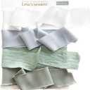 Ling's moment Sage Green Satin Ribbon,1.6Yd Handmade Silk Ribbon,Fabric Ribbon Use for Gift Wrapping Wedding Floral Bouquets Party Decoration,Ribbons for Baby Shower Holiday Decor