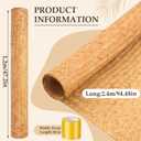 47" x 94" Bamboo Woven Panel, Natural Handwoven Bamboo Covering for Accent Wall TV Ceiling Wainscot, Boho Tropical Lauhala Home Decor DIY with Anti-fray Tape Included