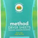 Method Beach Sage Scent Dryer Sheets 80 pk6
