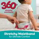 Pampers Diapers - Swaddlers 360 - Size 5, 116 Count, up to 100% Leakproof Comfy Dry Fit, Designed for Easy Changes, Pull On Baby Diaper