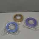 AMOLEN Glow in The Dark 3D Printer Filament Bundle, Glow Filament Multicolor, 5 Meter Rainbow, Green, Blue and Blue-Purple, 1.75mm PLA Filament, Dimensional Accuracy +/- 0.02 mm, 200g X 3 Pack