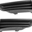 71108-SDA-A00 Fog Lamp Cover Bezel Black Left & Right Pair Fit for Honda Accord 2006 2007