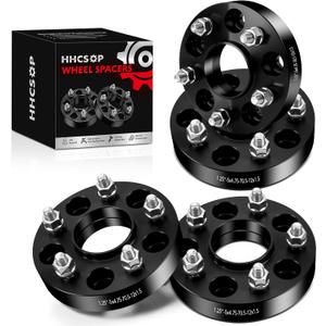 5x4.75 Wheel Spacers 1.25 Inch with M12x1.5 Studs, 70.1mm Hub Bore, 1.25" 5x120 Forged Wheel Adapters for Chevy S10 Pickup Camaro Chevy S10 Blazer Corvette Pontiac Firebird GMC Jimmy S15 Sonoma