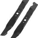 942-0741A Mulching Mower Blades Replace Cub Cadet/MTD/Troy Bilt 742-0741 742-0741A 942-0741 Compatible with Troy Bilt TB130 TB240 TB160 TB115 TB230 TB110 Craftsman M230 M250 21" Deck Lawn Mower