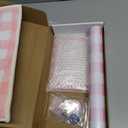 Weysat Pink 9 Pcs Locker Accessories Wallpaper Mirror Magnets, Gingham