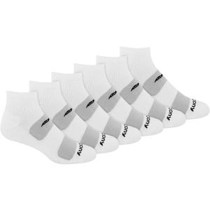 Saucony Men's Rundry Mesh Ventilating Comfort Fit Performance Quarter Socks (6, 12 Pairs), Large