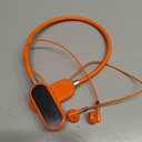 Wireless Neckband Earphones with LED BT5.4 20H Play time Water Resistant Noise Cancelling for Sports and Gaming (Orange)