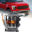 Headlight Fits 2021-2023 Ford F150 F-150 XLT/Lariat Right Passenger Side