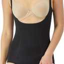Maidenform Women's Open Bust Body Briefer Shaper (XX-Large, Black)