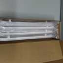 Front Grill Mesh Grille Inserts Cover Frame Trims Kit 6Pcs Fit for Ford Bronco 2021-2024 2/4 Door Exterior Accessories (White)