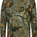 BASSDASH Men's Hunting Camo Performance Long Sleeve Shirt Fishing UPF50+ FS13M (S)