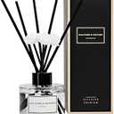 CULTURE & NATURE Reed Diffuser Set 4oz (120ml) Vanilla Scented Diffuser with Sticks Home Fragrance Reed Diffuser for Bathroom Shelf Decor