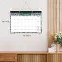 Desk Calendar 2026-2027, Jan 2026 to June 2027, 18 Months Large Calendar 17" x 12" Desktop & Wall Monthly Calendar With Transparent Protect Cover for Home School Office
