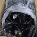 Lakumu Outdoor String Lights 96FT(482), Commercial Grade Heavy Duty Patio Lights with Dimmable S14 Shatterproof LED Bulbs, Linkable Waterproof Bistro Lights for Outside Deck Backyard Cafe Market (Black-2700K)