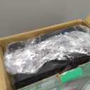 Single Serve Coffee Maker Hot and Iced with Bold Brew, Small Coffee Machine for K-Cup and Ground, Fits 7.3'' Travel Mug, Brews up to 16 Oz, 5 Cup Sizes, for Office, RV& Hotel, Elegant Black