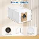 24-Pack Replacement Dust Bags for Eufy C10, C20 Omni Robot Vacuum, Vacuum Bags for Eufy, 3.2L Large Capacity Disposable Dust Bag with Activated Carbon Layer