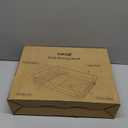 Stainless Steel Dish Drying Rack for Kitchen Counter, Sink Organization and Storage Essentials with Silverware & Utensil Holder, Home and Apartment Decor, 12''W x 15.6''L, Gray