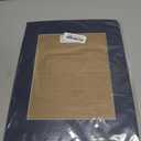 CountryArtHouse 11x14 Precut Picture Frame Mats, White Core Bevel Cut, Acid Free 4-Ply Mat Board Fits 8x10 Photos, Professional Photo Mat Inserts for Frames & Gallery Wall, Navy Blue, 1 Pack