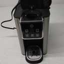 Hot & Iced Coffee Maker with Bold Setting, Single Serve Coffee Maker for K Cup and Grounds, 6-14 Oz Brew Sizes, 50 Oz Removable Water Tank, One Cup Coffee Machine with Reusable Filter, Black