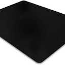 Floortex Advantagemat Black Vinyl Rectangular Chair Mat for Carpets - 48" x 60"