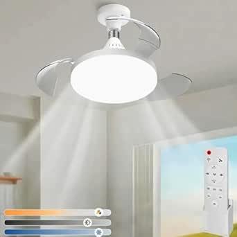 Invisible Socket Fan Light 30W