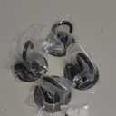 [Upgraded] 200LBS 4Pcs Round Ceiling Hooks with Firmly Rotatable Button, Black Wall Mount Metal Hangers for Hanging Hanging Plants, Bird Feeder, Lantern, Lights, Wind Chime, Indoor Outdoor Decor