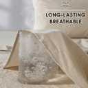 SONORO KATE 100% French Pure Linen Queen Size Sheets, Breathable and Durable Linen Bed Sheets, Anti-Tear, Machine Washable, 16 Inch Deep Pocket - 4 Piece (Natural Linen)