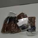 COOKOO 8 Packs Pre Looped Ombre Brown Yanky Twist Crochet hair 30 Strands/PCS 10 Inch Pre Twisted Mini Yanky Twists Hair for Women Fluffy Crochet Curly Spring Twist Hair with Curly Ends 1B/30#