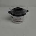 HARIO XRCN-2-B Glass Microwave Rice Pot, 1 to 2 Cups, For Microwaves, Black, 1 to 2 Cups, Made in Japan