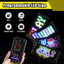 Light Signs for Car | Programmable LED Car Sign | Flexible LED Advertising Sign | Bluetooth APP | Custom Editor Animations/Text/Graffiti