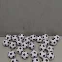 WELLVO 24Pcs Mini Foam Soccer Stress Balls Soccer Party Favors, Small Foam Squeeze Anxiety Toy Sports Squishy Ball for Kids School Carnival Reward Soccer Ball Party Decorations Supplies (1.6 inch )