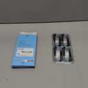 8 Pack Replacement Toothbrush Heads Compatible with Oral B iO, Brush Heads for Oral-B iO 2/3/4/5/6/7/8/9/10/7G Series, with Covers, Black