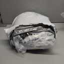 CLKHOWL Cat Tunnel Bed for Indoor Cats - Cute Cat Donut Tunnel with Washable Circle Cushion, Round Pet Play Toy for Kitten/Puppy/Rabbit, Grey