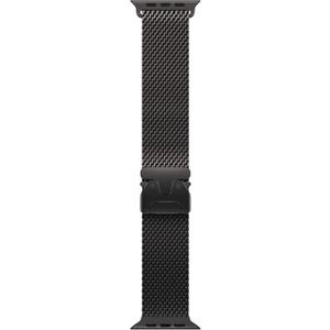 Apple Watch Band - Milanese Loop (49mm) - Black - Medium