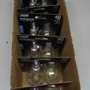 Feit Electric A15 LED Light Bulb, 60W Equivalent, Dimmable, E12 Base, 5000K Daylight, 750 Lumens, Straight Filament Clear Glass Light Bulbs, 15,000-Hour Lifetime, BPA1560C/950CAFIL2/6, 6 Pack