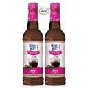 Jordan's Skinny Mixes Sugar Free Coffee Syrup, Mocha Coffee Flavoring Syrup, Zero Calorie Drink Mix, Lattes, Baking, Protein Shake or Cocktail, Dairy & Gluten Free, Kosher, 25.4 Fl Oz, 2 Pack