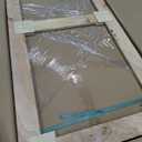 36-inch Natural Oak Bathroom Vanity with Sink, Solid Wood, 0.79-inch Stone Countertop and Backsplash, 4 Drawers, 2 Soft Closing Doors