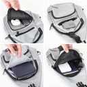 AMJ Crossbody Sling Bag Men Women, Casual Shoulder Backpack, Chest Daypack Satchel for Hiking Travel