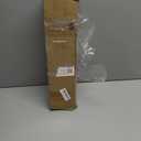 VOIIY 2 Pack Curtain Rods for Windows 18 to 42 Inch(1.5-3.5 Feet),Black 1'' Diameter Drapery Rods with End Cap Style Design,Modern Adjustable Heavy Duty Curtain Rod,Size:18''-42''