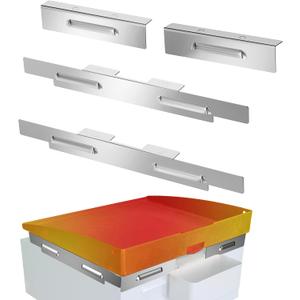 Upgraded Wind Guards for 17 inch Blackstone Griddle, Blackstone Griddle Accessories, Magnetic 430 Stainless Steel Wind Screens, Hold Heat, Protect Flame, Save Gas